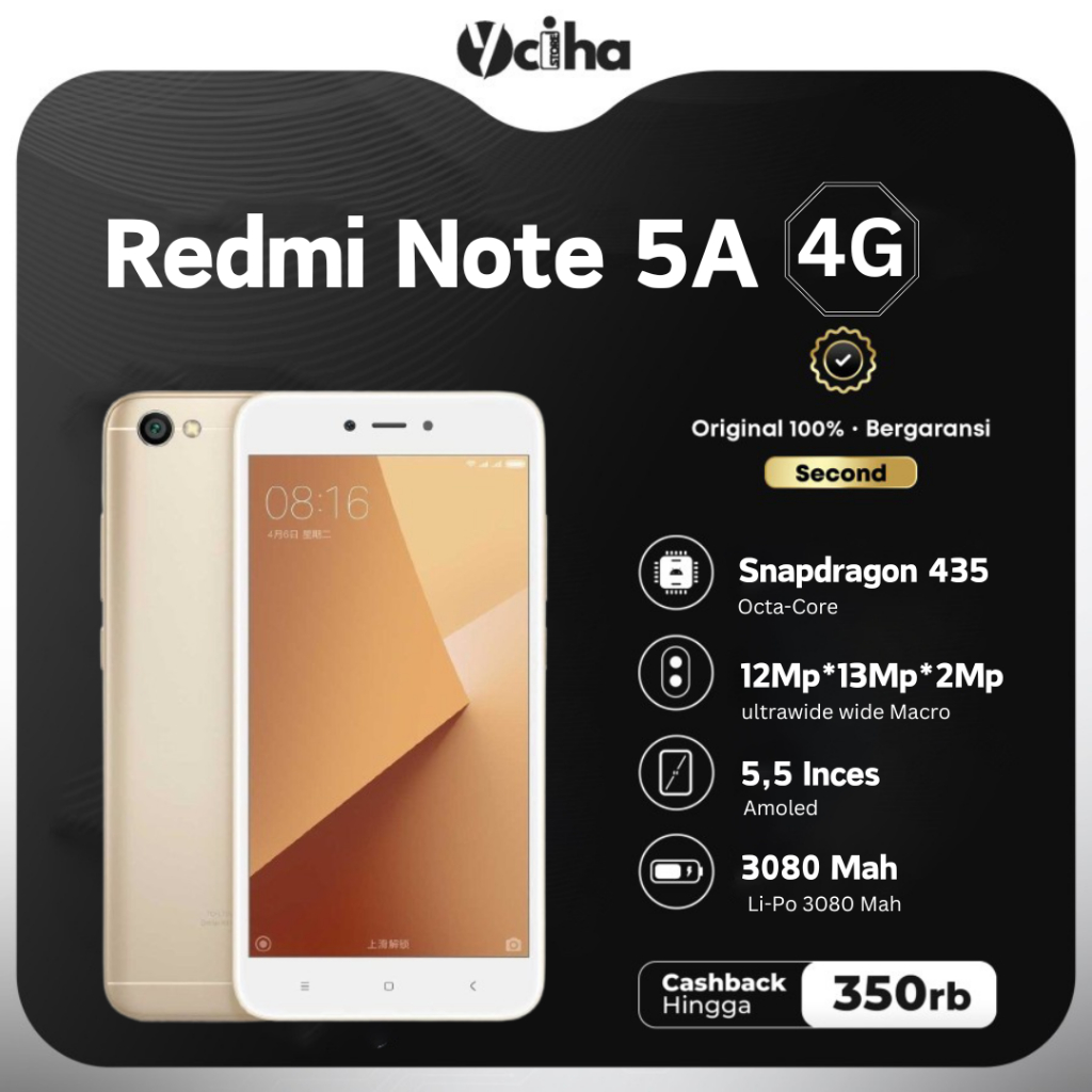 Xiomi redmi note 5a second