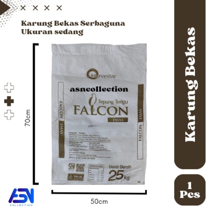 Karung Bekas Serbaguna | Karung Tepung 25kg | Sudah dicuci bersih