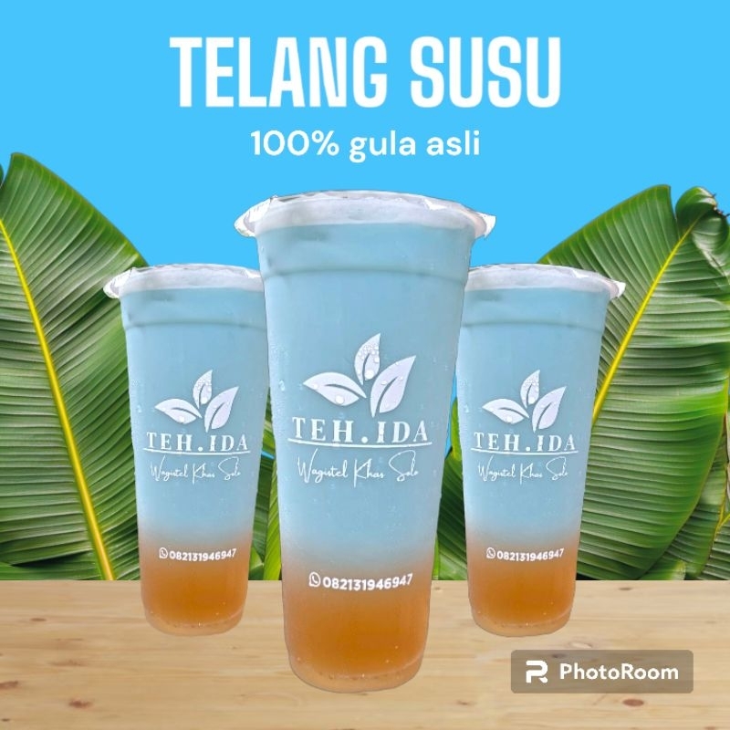 

minuman TEH BIRU / TELANG SUSU