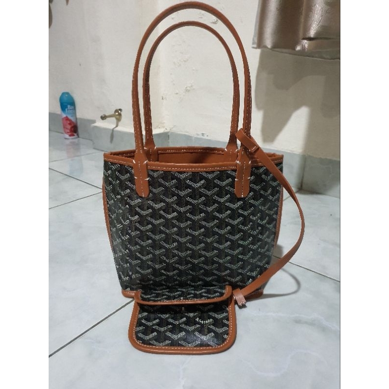Goyard Mini Anjou Tote Bag #B.Brown (Barang Contoh)