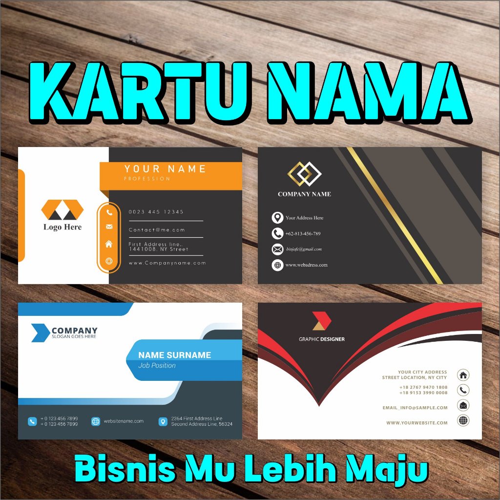 Kartu Nama Marketing Manager properti name card digital printing Cepat dan murah