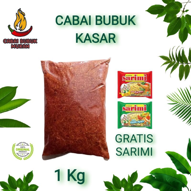 

CABAI BUBUK MURAH GILING KASAR GRATIS SARIMI