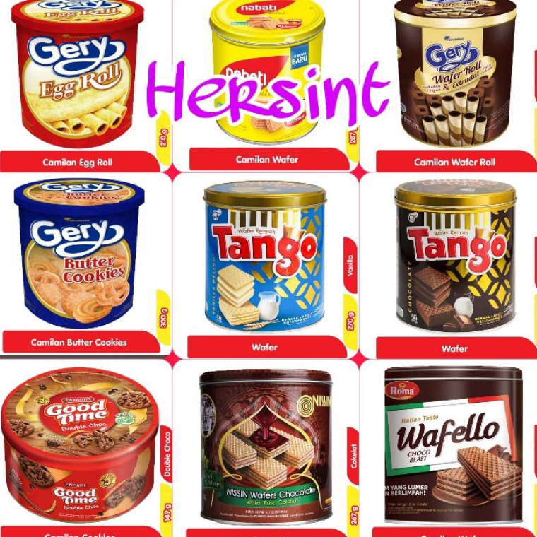

Paling dicari READY STOCK GOOD TIME TANGO GERY dan ANEKA BISKUIT LEBARAN ED TERBARU