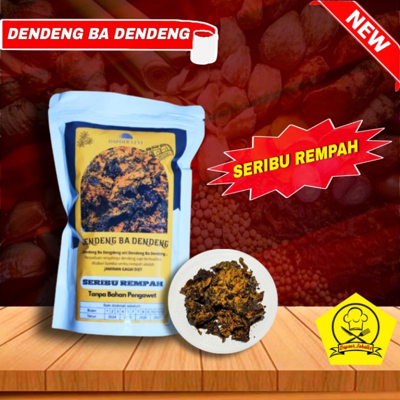 

Dendeng Sapi Seribu Rempah - Dendeng Ba Dendeng Seribu Rempah - Makanan Ringan - Makanan Kemasan Ekonomis - Dendeng Seribu Rempah - Dendeng Sapi
