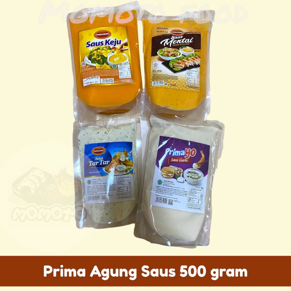 

Star seller Prima Agung Saus Mentai Keju Tartar Garlic Mayo Saos Instant Primayo