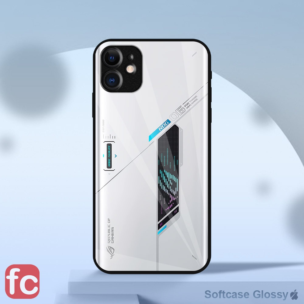 [FR87] Softcase Glossy Iphone 11 12 13 14 15 Pro Max Mini X XR 7 8 9 6 Case IP Premium Kilau Mirror 
