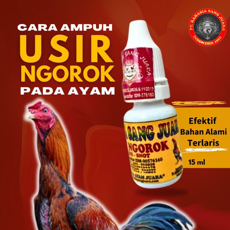 OBAT AYAM NGOROK DAN PILEK KORISA SNOT MUKA BENGKAK || 15ml