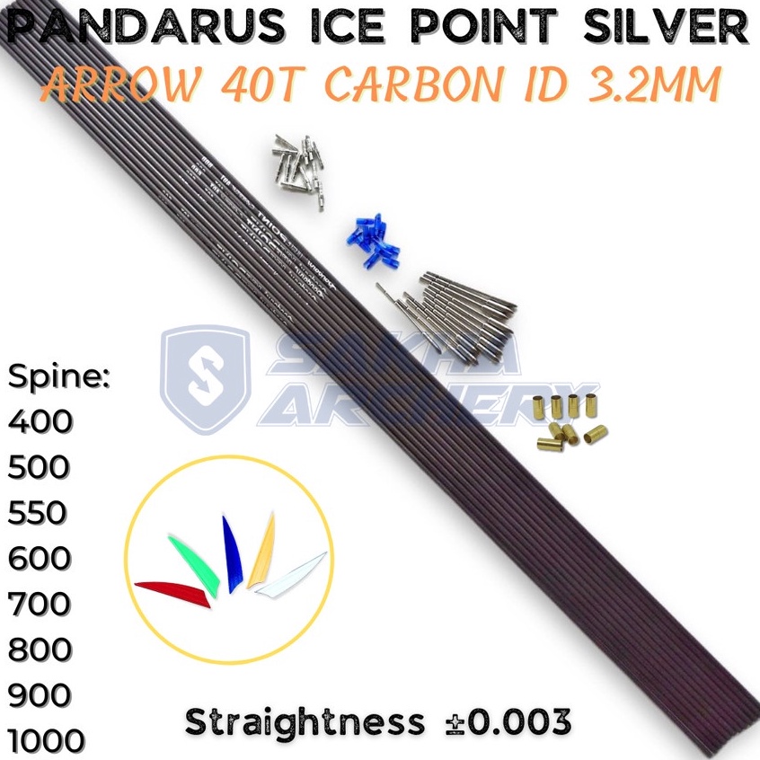 KODE D7K5 Arrow Pandarus Ice Point Silver Straightness 3 Arrow 4T Carbon