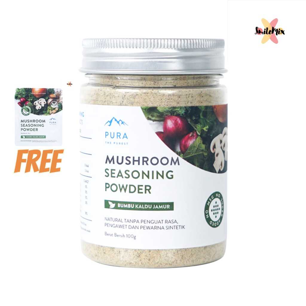 

PURA - Kaldu Jamur Asli 100g / 20g