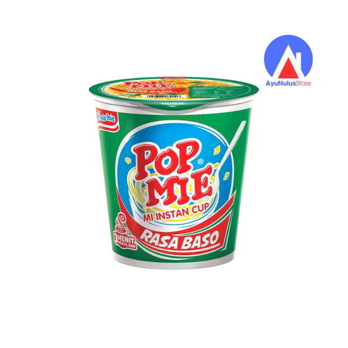

Pop Mie Jumbo Rasa Baso 75 gr | Mi Kuah Instan Cup Rasa Bakso
