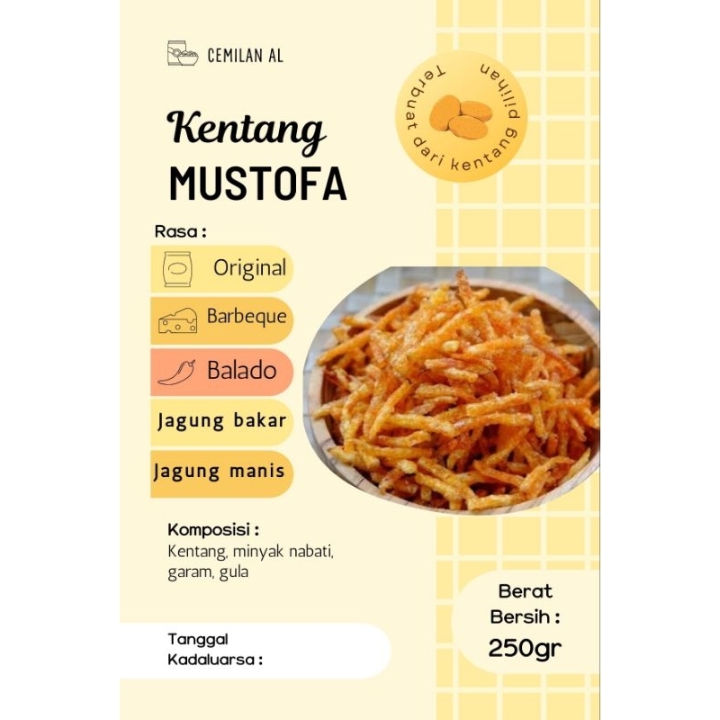 

KENTANG MUSTOFA AL GARING DAN RENYAH