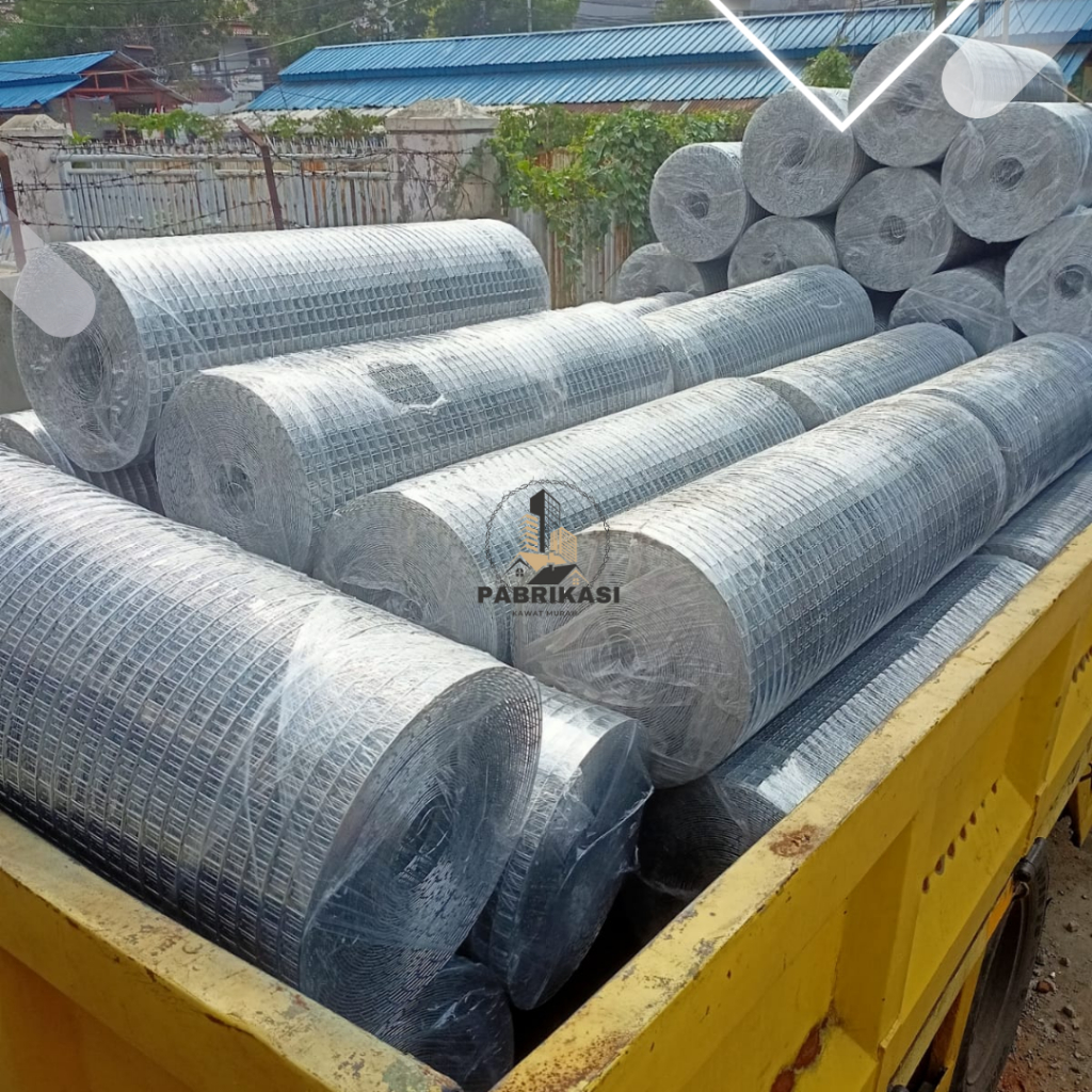 KAWAT LOKET WIREMESH GALVANIS TEBAL 2MM / MESH 25 X 25 MM PABRIKASI TERMURAH