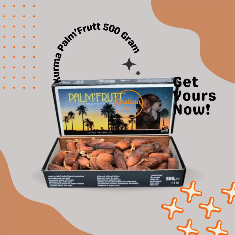 

KURMA TUNIS PALM FRUTT 500 GR / KURMA PALM FRUTT STOK BARU / KURMA TUNISIA TANGKAI / OLEH OLEH HAJI UMROH