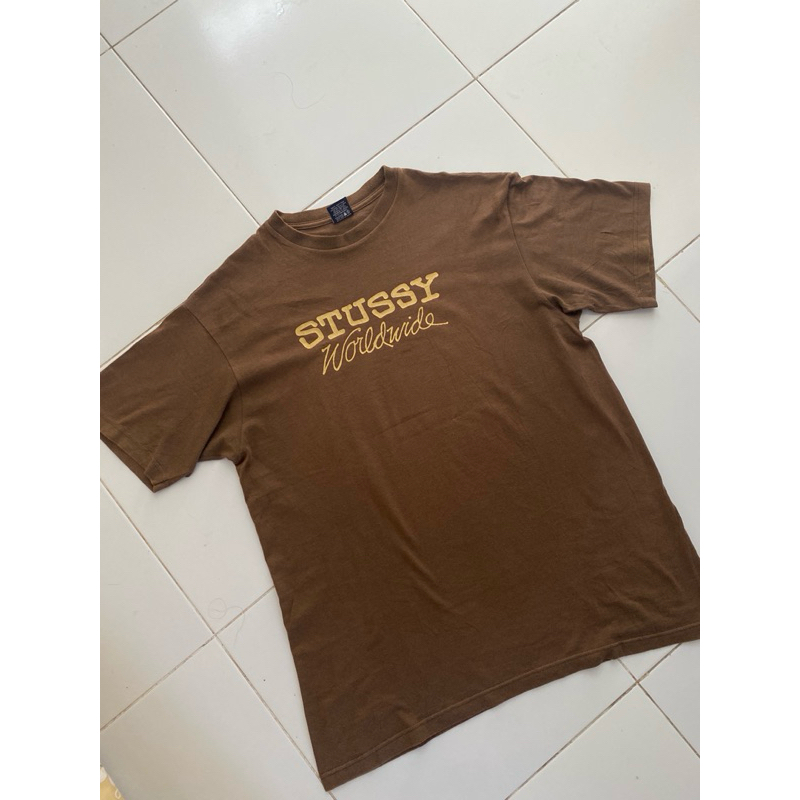stussy brown vintage