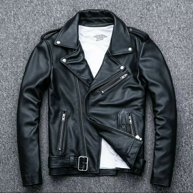 JAKET KULIT PUNK PRIA / RAMONES JACKET / 60s PUNK ROCKER / ENGLAND PUNK STYLE