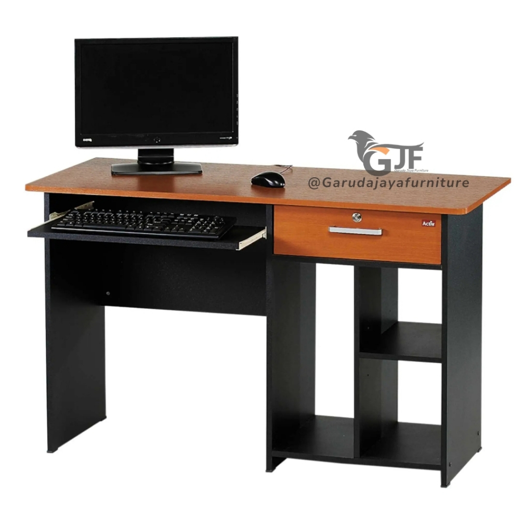 MEJA KOMPUTER MINIMALIS / MEJA LAPTOP GAMING MODERN ACTIV FADO CT 121/ MEJA KOMPUTER 90CM 120CM/ MEJ