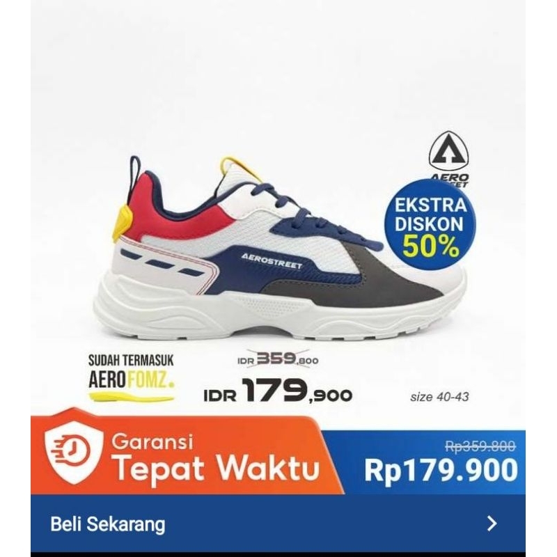 aerostreet/sepatu running/sepatu lari/sepatu super