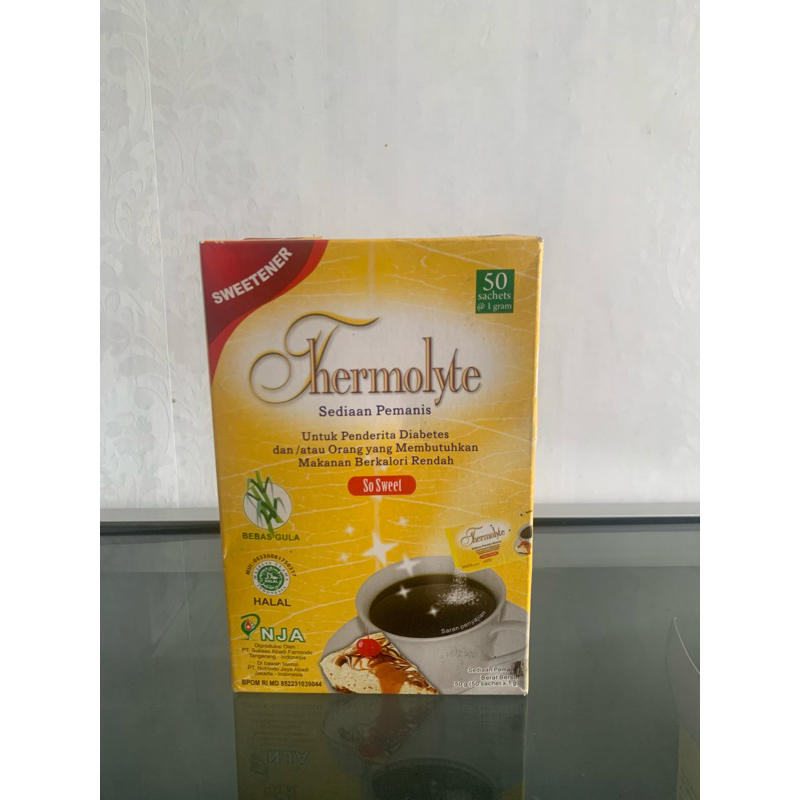 

Thermolyte Diet Sugar isi 50 Sachet