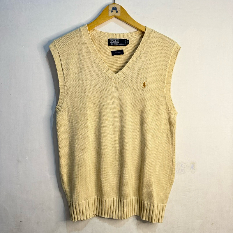 Polo Ralph Lauren Vest Cream Preloved