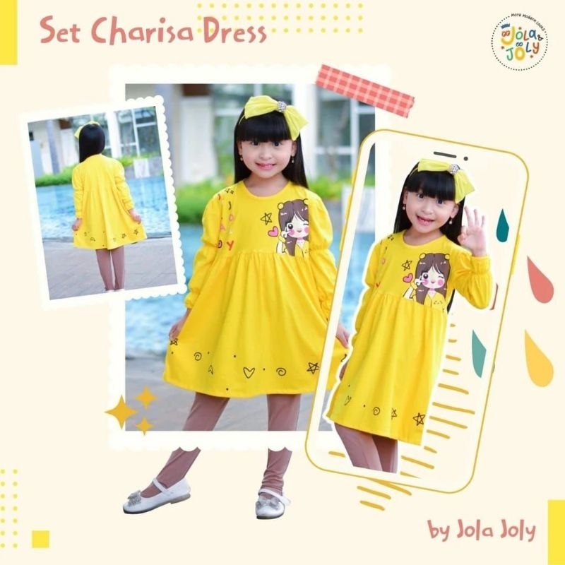 ✅ READY SALE SETELAN TUNIK CHARISA JOLA JOLI SIZE 12 BAJU SETELAN LAGING WUDHU