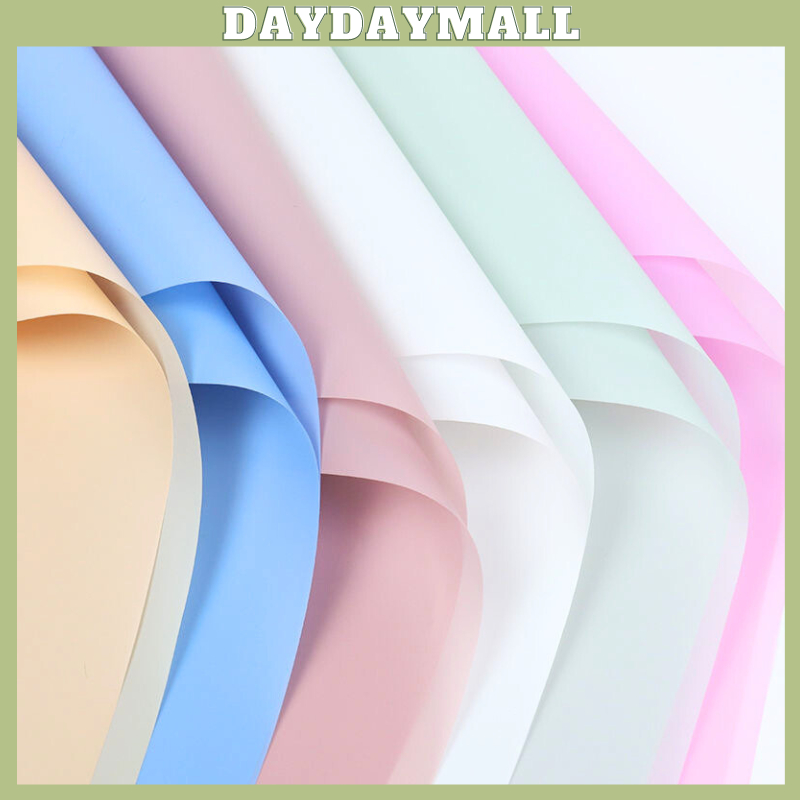 

20 LEMBAR FLOWER WRAPPING FULL COLOR TRANSPARENT KERTAS BUKET BUNGA WATERPROOF KB01
