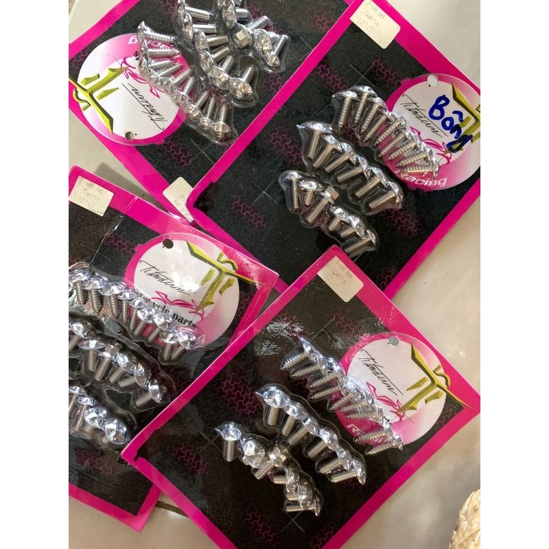 Baut Bintang Body & Bak Mesin Stainless Satria Injeksi