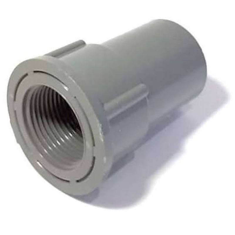 Sambungan Pipa PVC Sok Drat Dalam 1/2