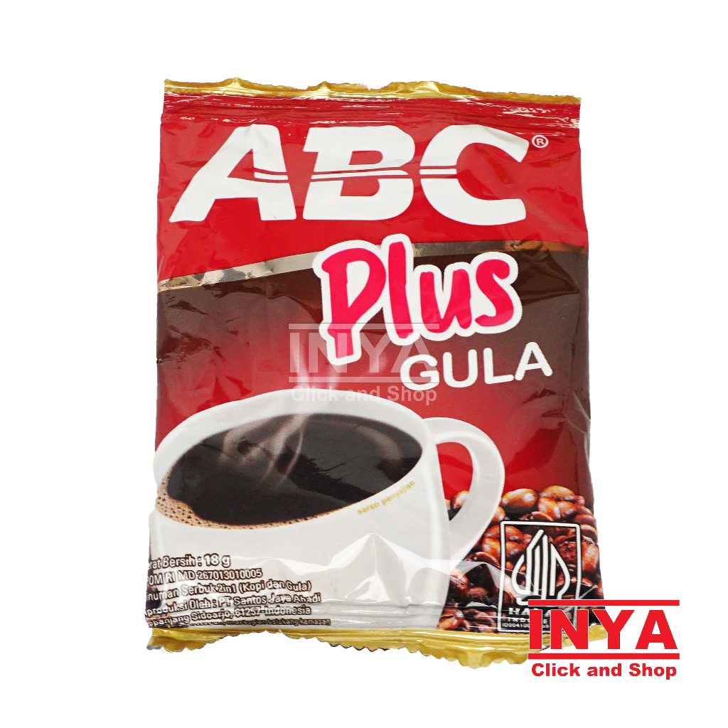 

ABC Kopi Plus Gula 18gr Sachet - Instant Coffee