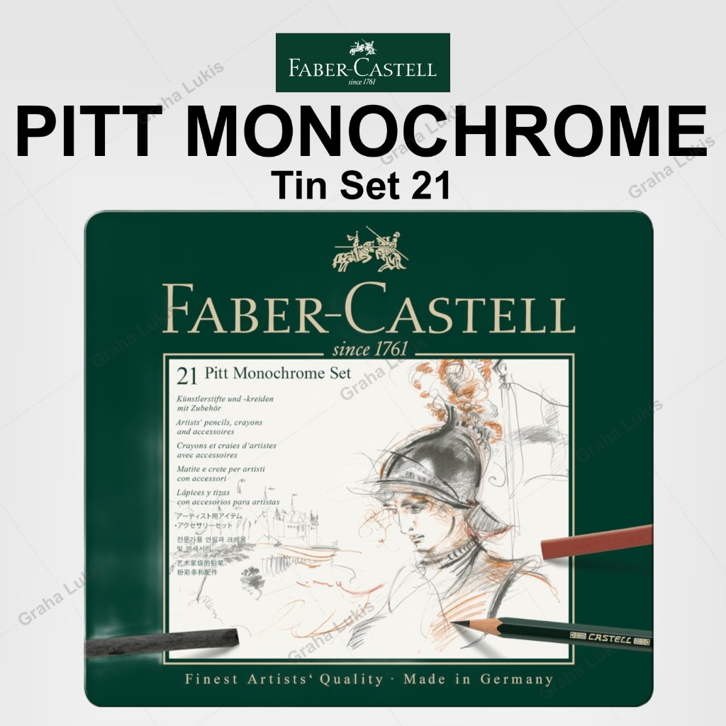 

Faber Castell Pitt Monochrome set 21