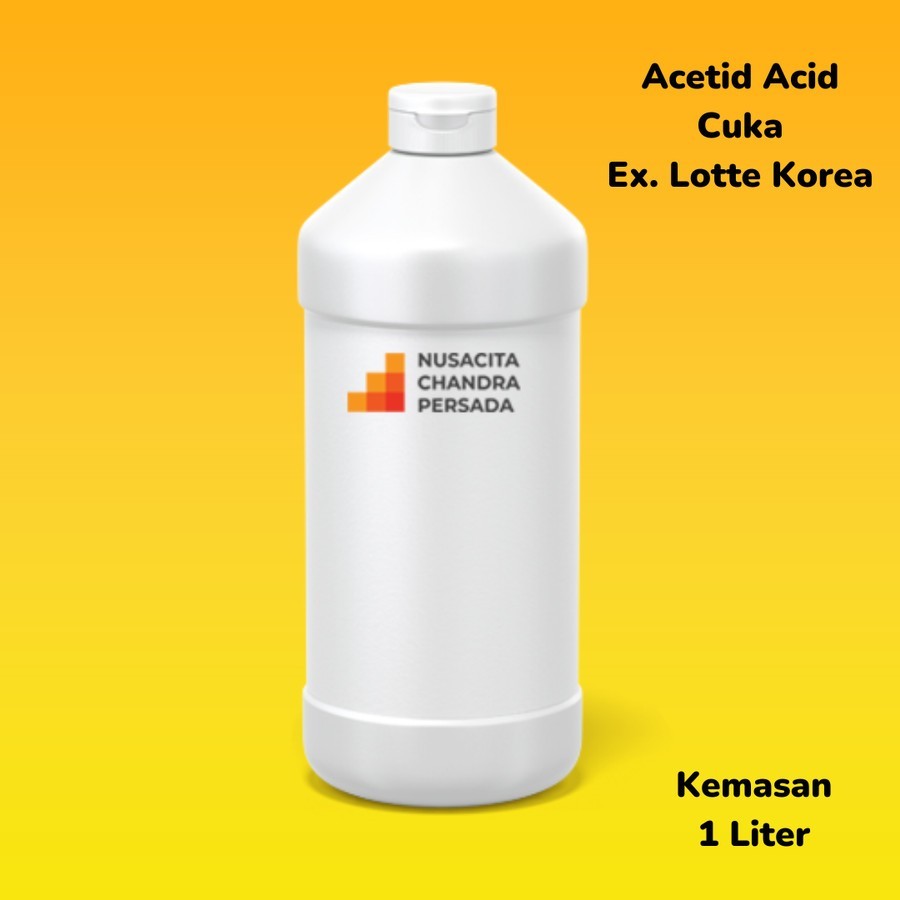 

Acetid Acid Cuka 1 Liter / Cuka 1 Liter ex Lotte Korea Kemasan 1 Liter