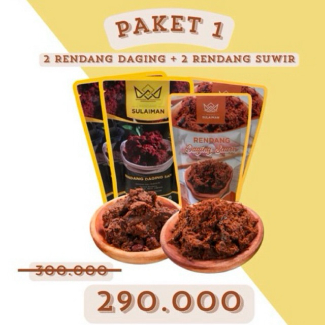 

Rendang Promo Paket Haji (Paket 1)