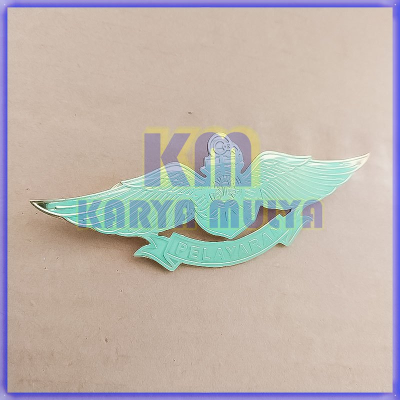 Atribut Sekolah Pelayaran Lencana Wing Logo Pelayaran - Karya Mulya