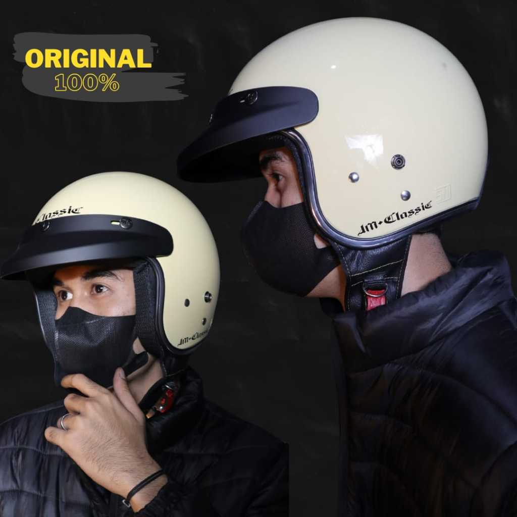 Helm Bogo Original 100% Classic retro Dewasa