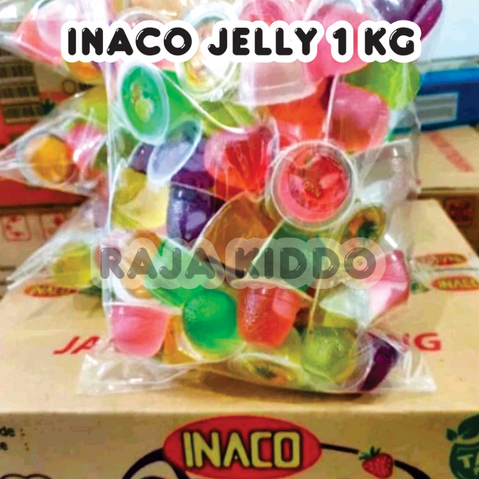 

Inaco Jelly 1 Kg Rasa Mix Jeli Aneka Rasa dengan Nata De Coco