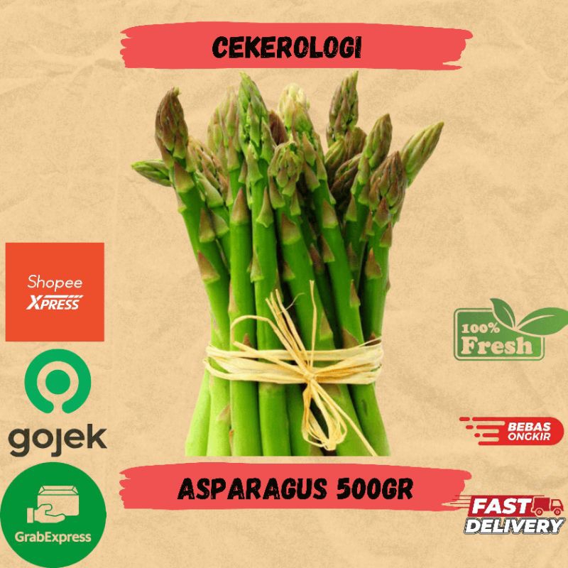 

Asparagus 500gr / Sayur Asparagus / Asparagus JABODETABEK / Sayuran / Sayur