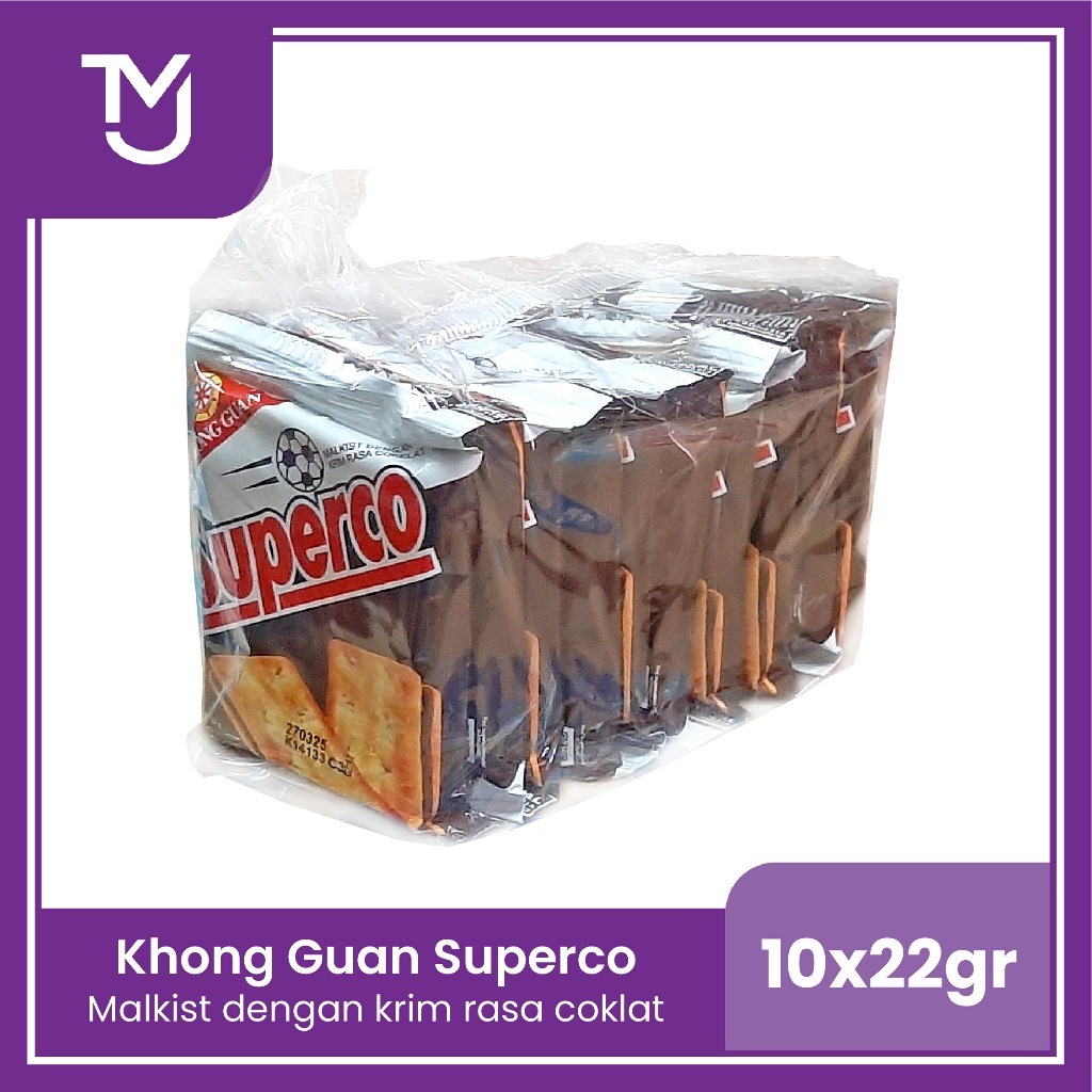 

khong guan superco renceng 10 x 22gr -- Biskuit malkist rasa coklat