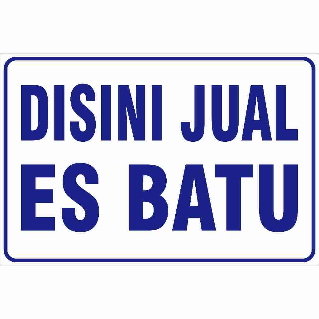 

STIKER DISINI JUAL ES BATU MODEL 2