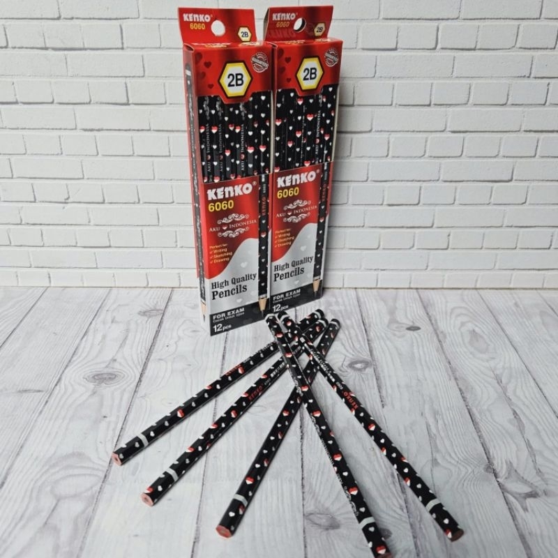 

pensil kenko 2B 0192 1 pck isi 12 pcs 2B pencil kenko