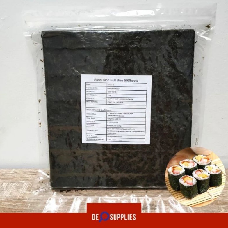 

Sushi Nori NICO Rumput Laut 5 lbr Seaweed Onigiri Yaki Sushi Kimbap