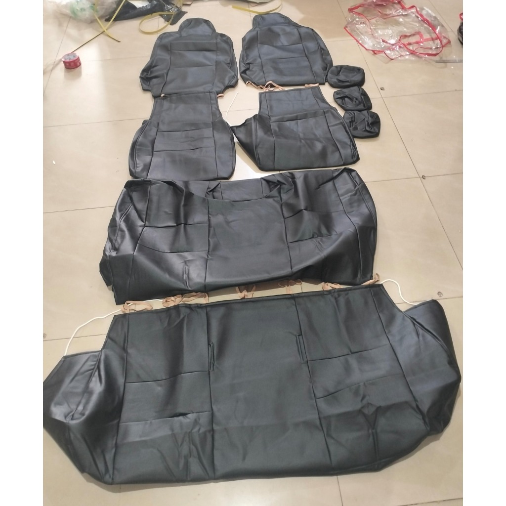SARUNG JOK MOBIL HONDA BRIO SATYA 2018-UP BAHAN OSKAR HITAM
