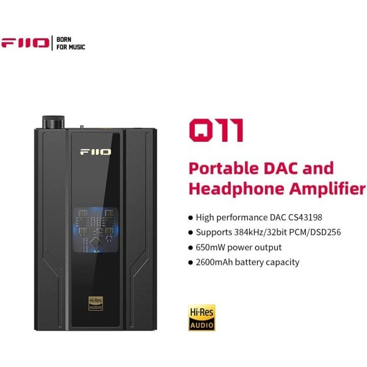 FiiO Q11 Portable DAC and Headphone Amplifier