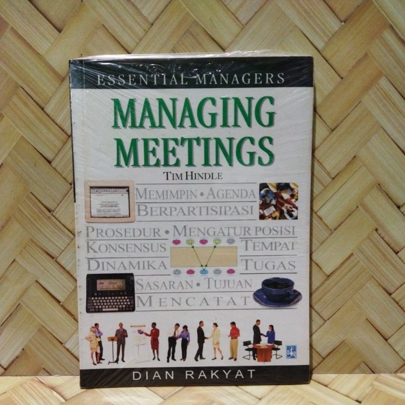 Essential managers. managing meeting.   u2