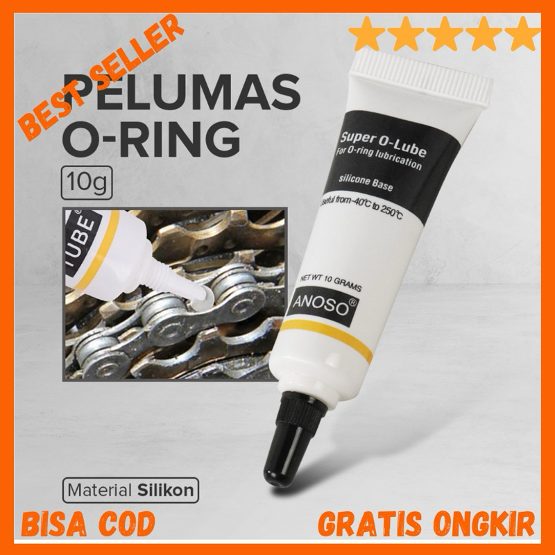 Pelumas O-Ring Super Lube Grade Silicon Grease Lubricant 10g - S-6502 - White