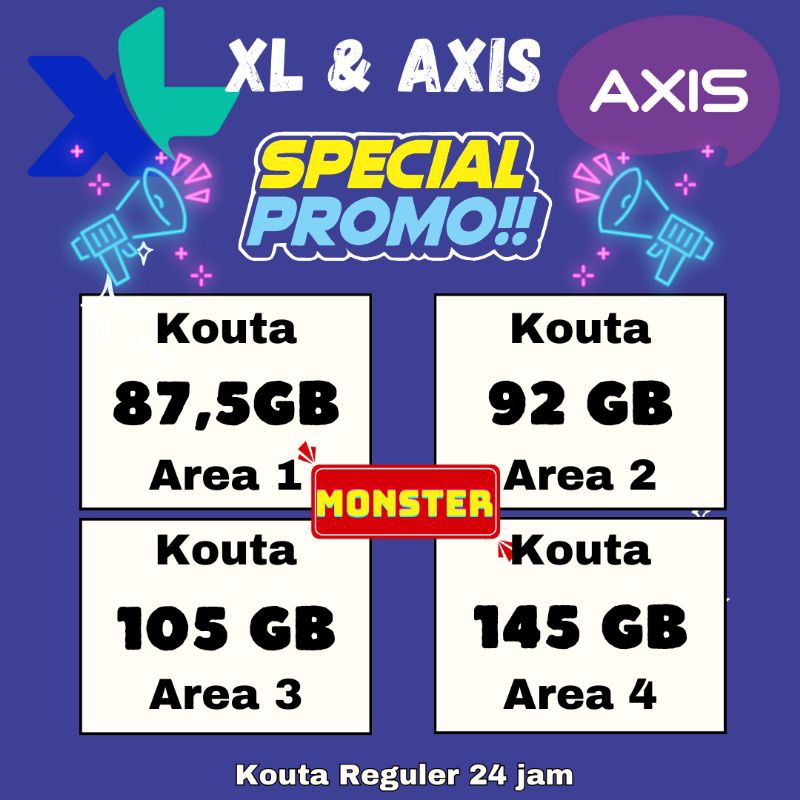 PROMO KOUTA XL DAN AXIS TERMURAH