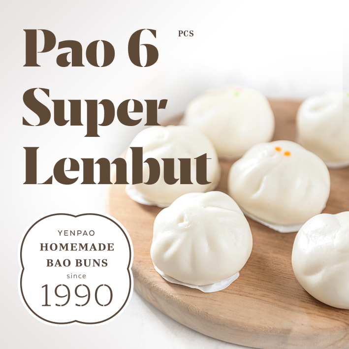 

Bakpao Isi 6 - Pao Super Lembut - Yenpao Halal