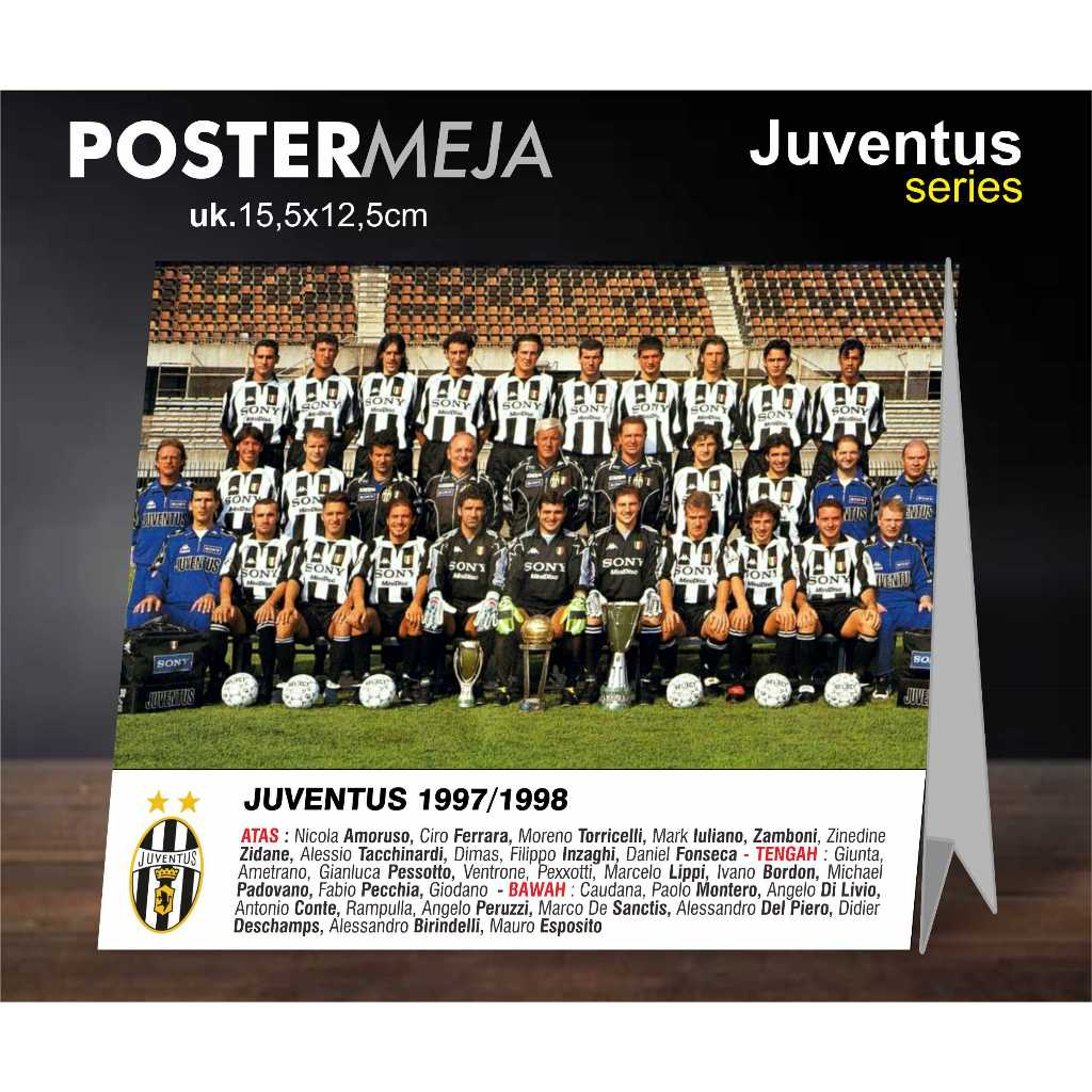 poster meja juventus 1997/1998