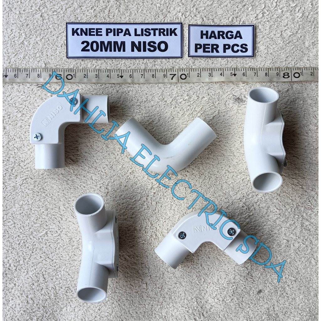 KNEE PIPA LISTRIK 20MM NISO
