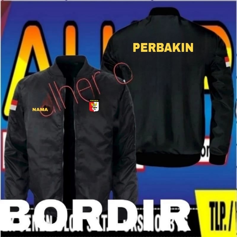 jaket bordir Perbakin jaket bomber Perbakin jaket Perbakin jaket