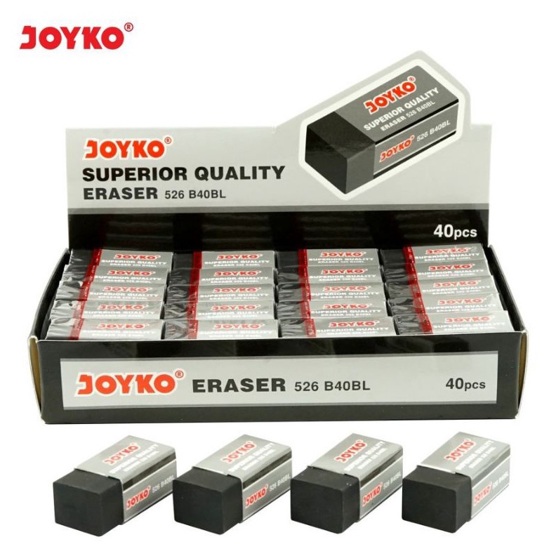 

KODE X6E9 1 BOX 4 PCS Eraser Penghapus Joyko 526B4BL