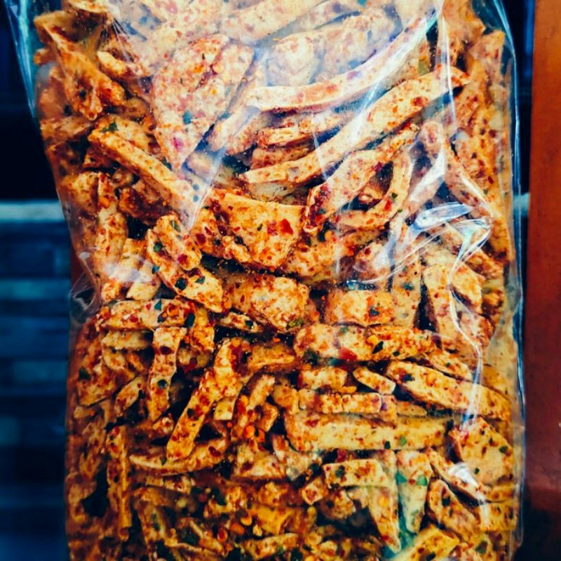 

BASRENG PEDAS DAUN JERUK 1.kg Cemilan keriuk
